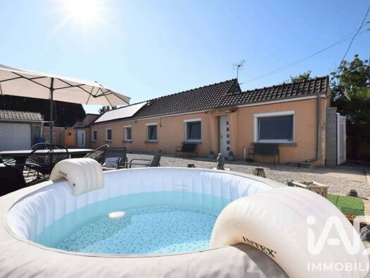 Maison de plain-pied à vendre 223 000 € 5 pièces 3 chambres 95 m² 1 006 m² de terrain Offekerque 62370