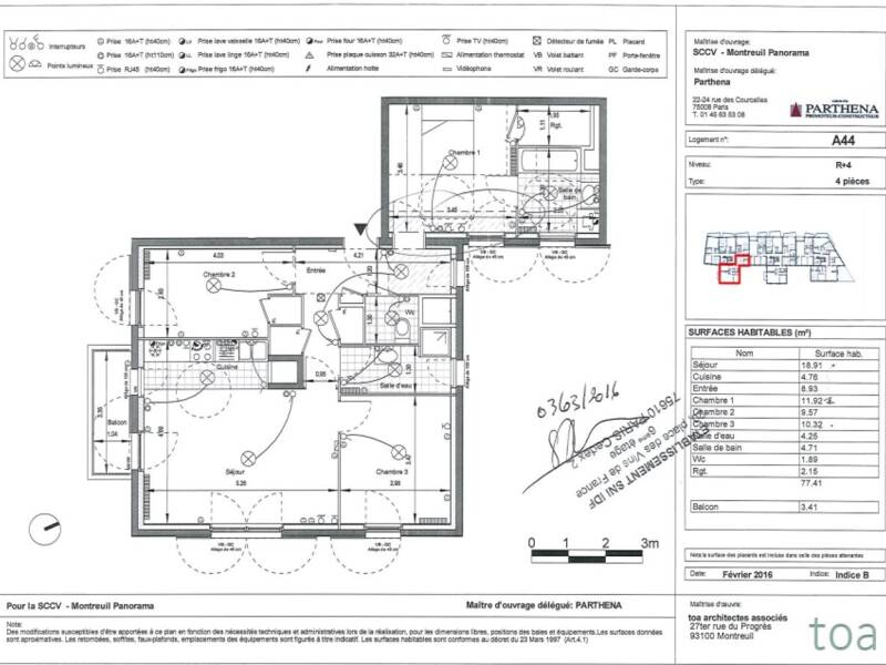 Maison à louer, 78m², MONTREUIL