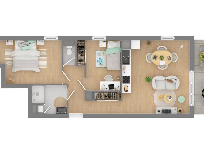 Maison à louer, 62m², MONTOIR DE BRETAGNE