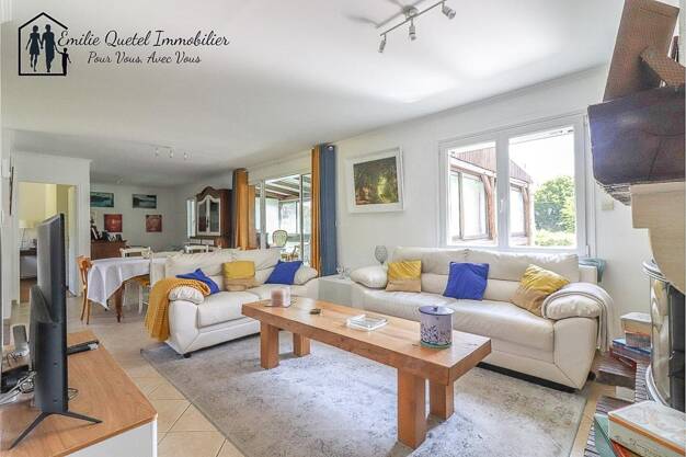 Maison de plain-pied à vendre 279 000 € 6 pièces 4 chambres 127 m² 1 720 m² de terrain La Saussaye 27370