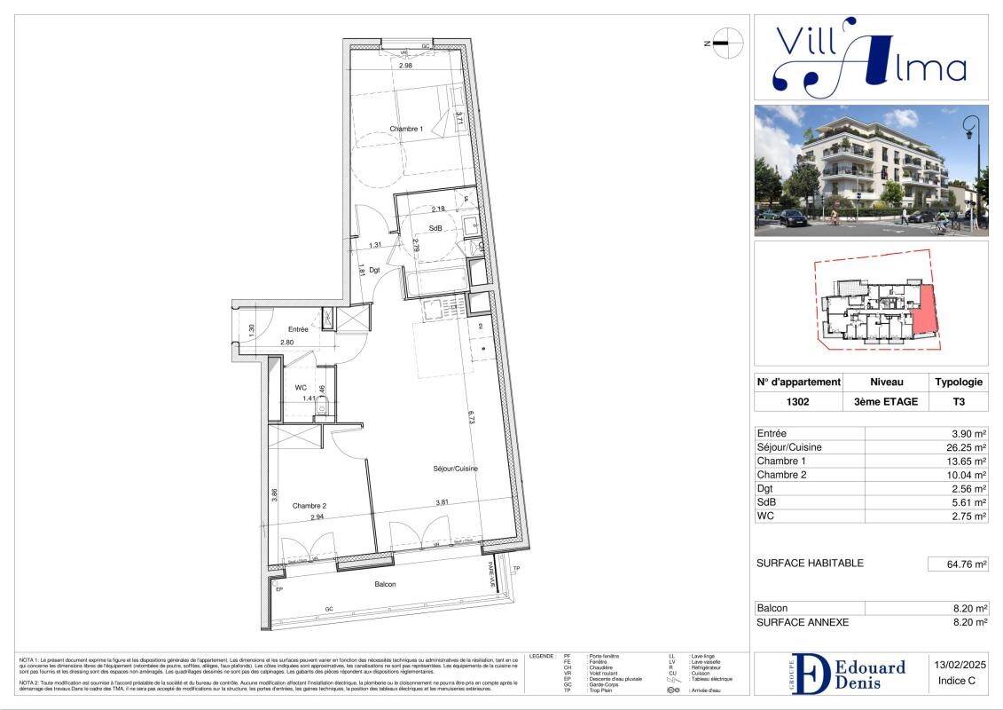 Maison à louer, 64m², SAINT MAUR DES FOSSES