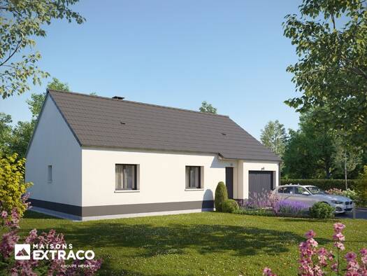 Terrain avec maison neuve à vendre 241 900 € 4 pièces 3 chambres 74 m² 527 m² de terrain Dammartin-en-Serve 78111