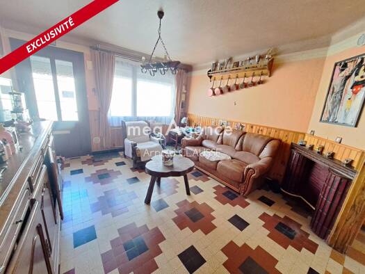 Maison à vendre 59 900 € 5 pièces 4 chambres 100 m² 181 m² de terrain Auxi-le-Château 62390