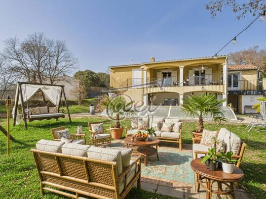 Maison de plain-pied à vendre 426 000 € 5 pièces 4 chambres 125,95 m² 4 383 m² de terrain Ginasservis 83560