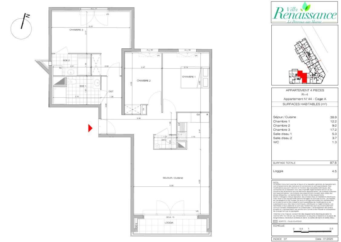 Maison à louer, 87m², LE PERREUX SUR MARNE