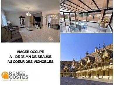 Maison en viager occupé Bouquet 61 375 € 5 pièces 3 chambres 102 m² 711 m² de terrain Centre Ville Beaune 21200