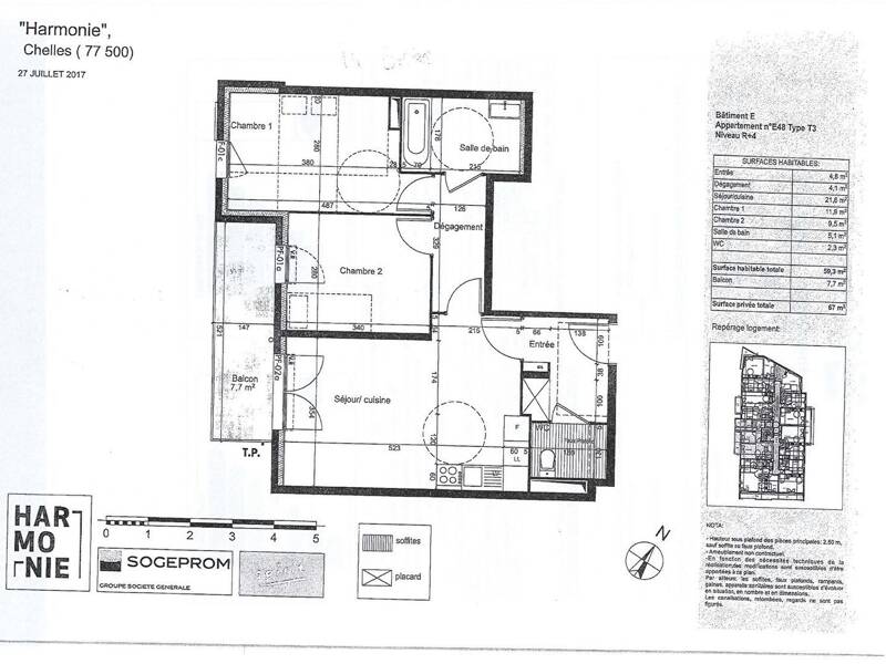 Maison à louer, 59m², CHELLES