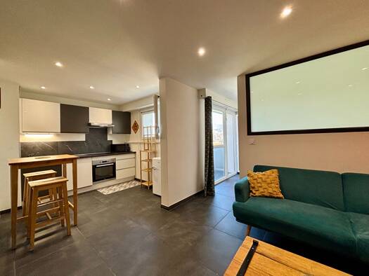 Appartement à louer 1 048 € 1 pièce 1 chambre 33 m² Étage 7/7 Brouaz Annemasse 74100