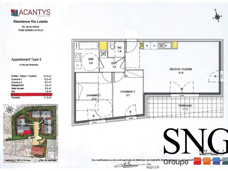 Maison à louer, 63m², COMBS LA VILLE