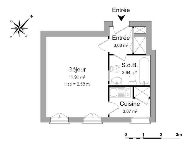 Maison à louer, 27m², POITIERS