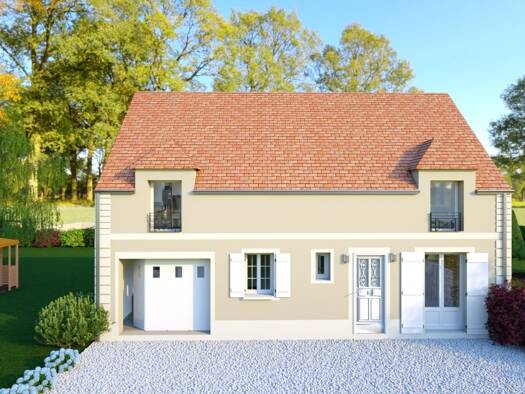 Terrain avec maison neuve à vendre 561 000 € 1 chambre 110 m² 700 m² de terrain Les Bruzacques Jouy-le-Moutier 95280