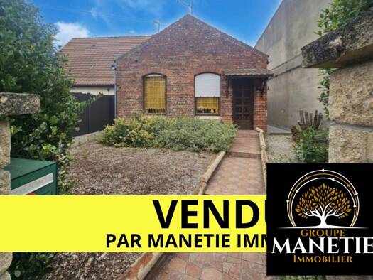 Maison à vendre 114 000 € 6 pièces 3 chambres 87 m² 455 m² de terrain Le Pont de la Deule Flers-en-Escrebieux 59128