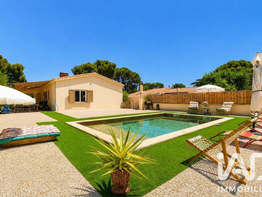 Maison de plain-pied à vendre 499 000 € 4 pièces 3 chambres 85,42 m² 787 m² de terrain Plaine de Courouche Martigues 13117