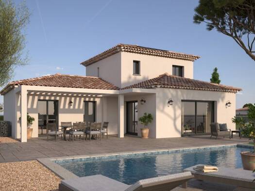 Terrain avec maison neuve à vendre 494 680 € 4 pièces 3 chambres 150 m² 1 250 m² de terrain Le Pouget 34230