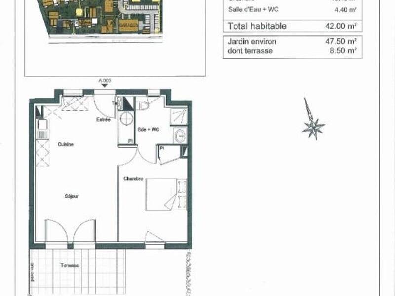 Maison à louer, 42m², ARES