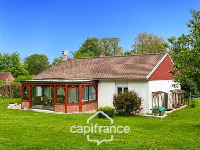 Maison de plain-pied à vendre 283 000 € 5 pièces 3 chambres 102 m² 1 875 m² de terrain Martigny 76880