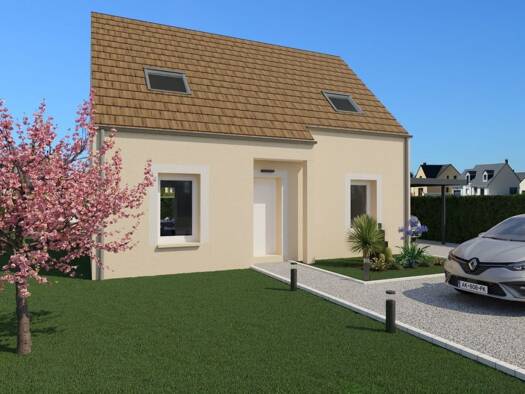 Terrain avec maison neuve à vendre 292 000 € 6 pièces 4 chambres 98 m² 588 m² de terrain Richebourg 78550