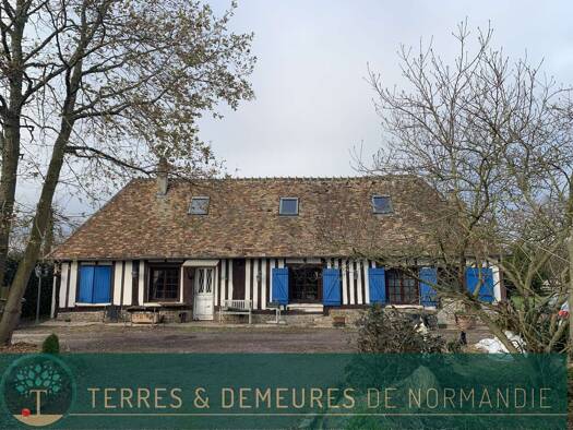 Ferme équestre à vendre 609 000 € 104 m² 124 000 m² de terrain Mesnil-en-Ouche 27410