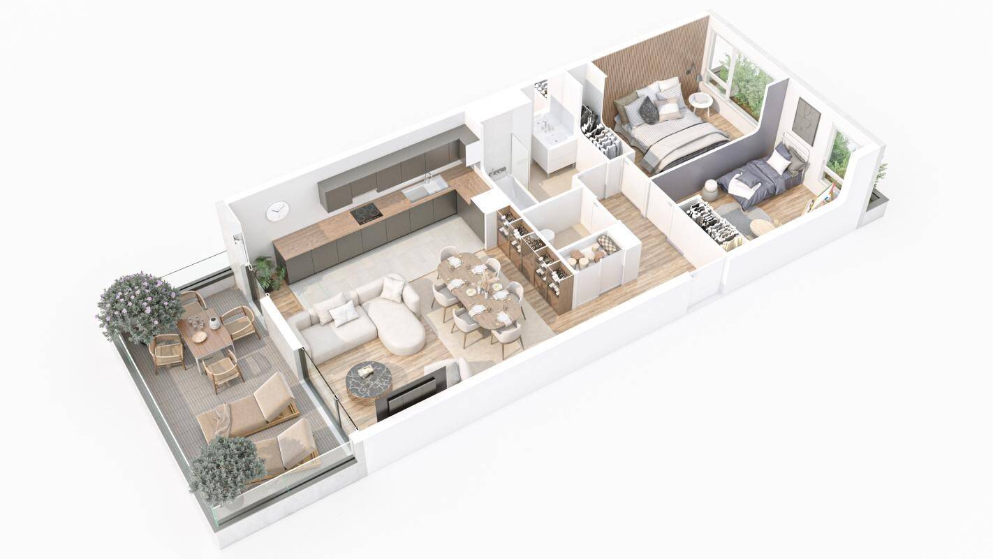 Maison à louer, 64m², COLOMBES