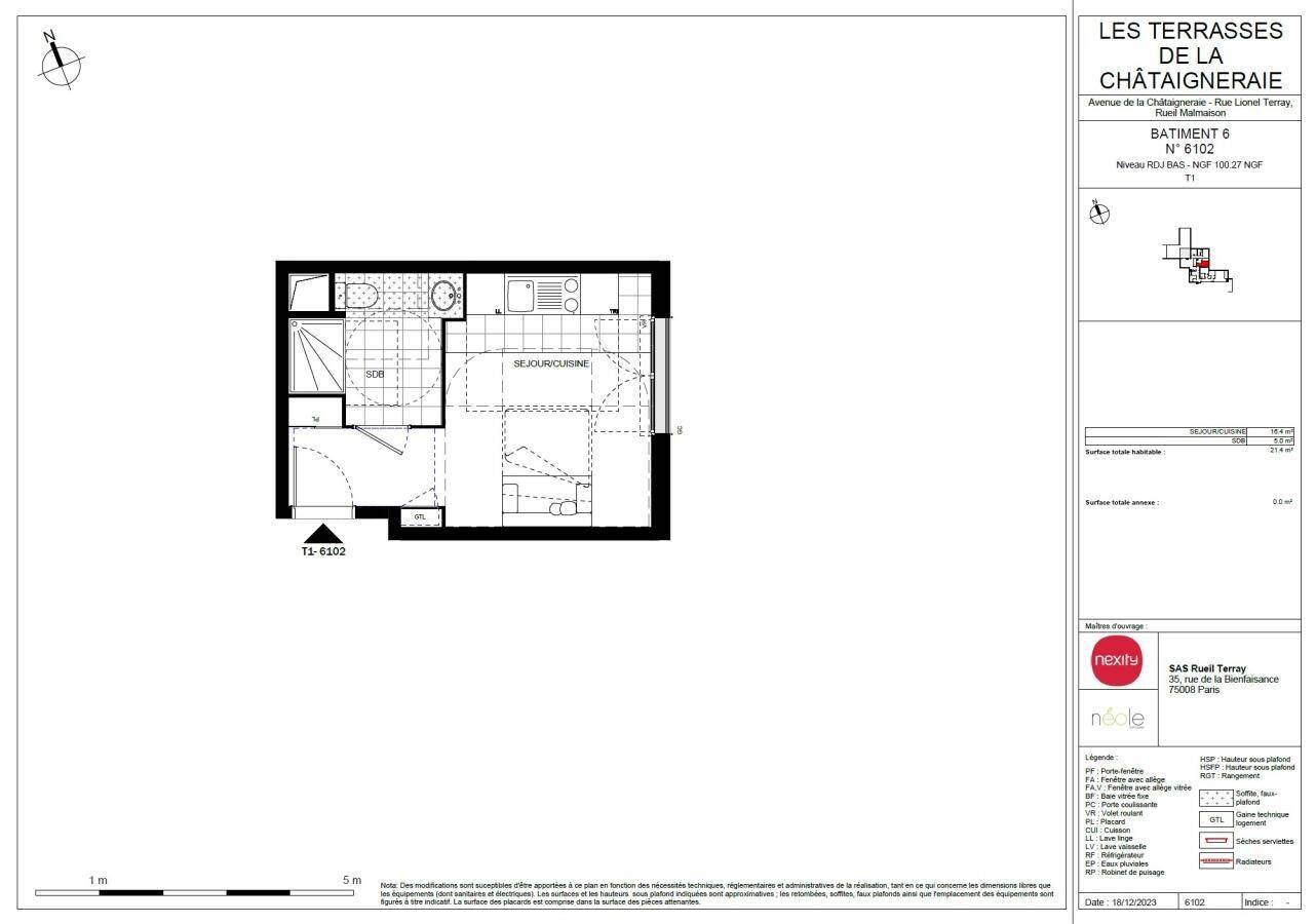 Maison à louer, 21m², RUEIL MALMAISON