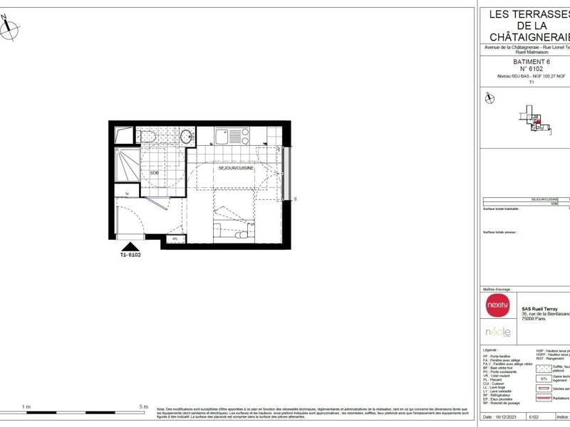 Maison à louer, 21m², RUEIL MALMAISON