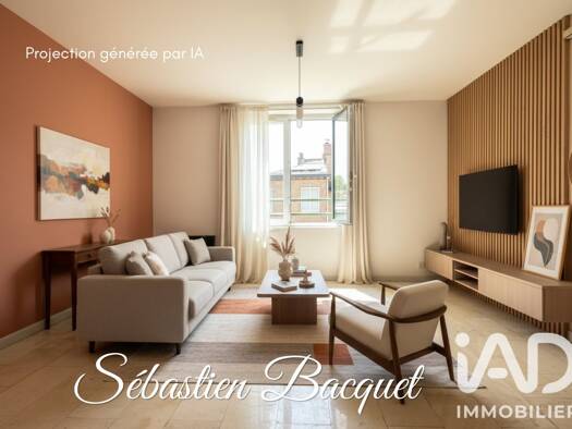 Appartement à vendre 210 000 € 3 pièces 2 chambres 67,54 m² Étage 2/5 Canteleu-Ampere Lambersart 59130