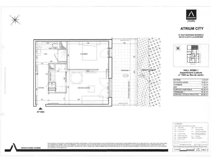 Maison à louer, 42m², CLICHY