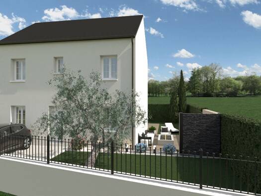 Terrain avec maison neuve à vendre 485 000 € 4 pièces 3 chambres 90 m² 640 m² de terrain Attainville 95570