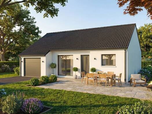 Terrain avec maison neuve à vendre 143 376 € 4 pièces 3 chambres 75 m² 701 m² de terrain Bellevue-la-Montagne 43350