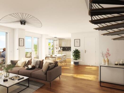 Duplex à vendre - neuf 369 000 € 3 pièces 2 chambres 65 m² Étage 1/1 Saint-André-de-la-Roche 06730