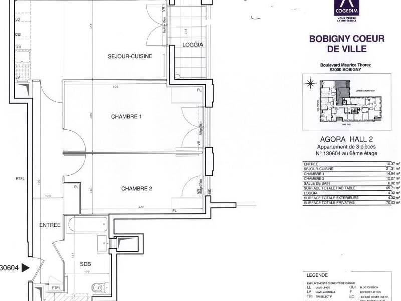 Maison à louer, 66m², BOBIGNY