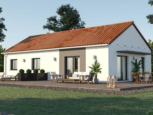 Terrain avec maison neuve à vendre 249 000 € 4 pièces 3 chambres 80 m² 400 m² de terrain Saint-Père-en-Retz 44320