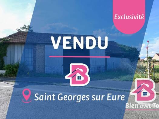Ferme à vendre 111 990 € 1 pièce 1 chambre 91 m² 871 m² de terrain Saint-Georges-sur-Eure 28190