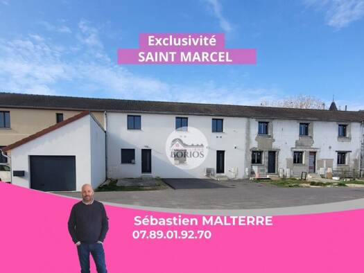 Duplex à vendre 117 700 € 3 pièces 1 chambre 105 m² Sud Saint-Marcel 71380