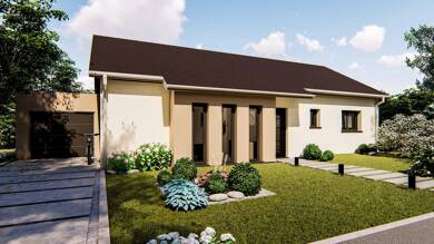 Maison de plain-pied à vendre 367 109 € 5 pièces 3 chambres 95,8 m² 664 m² de terrain Steinbrunn-le-Bas 68440