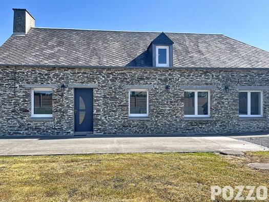 Maison de plain-pied à vendre - Première occupation 192 000 € 3 pièces 2 chambres 73 m² 1 180 m² de terrain La Bazoque 14490
