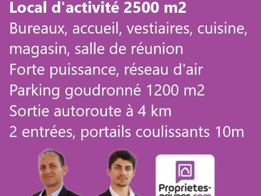 Local d'activités à vendre 290 000 € 2 500 m² d'espace de stockage Magny-Cours 58470