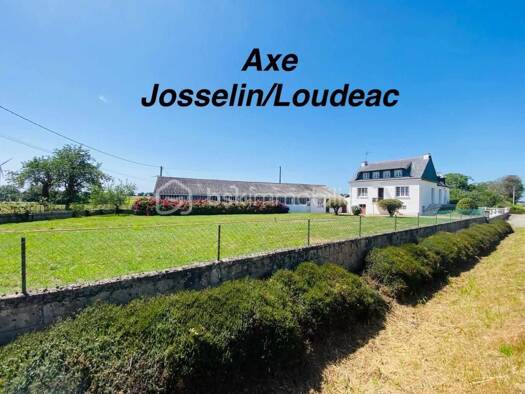 Maison à vendre 161 000 € 8 pièces 5 chambres 154 m² 3 000 m² de terrain Josselin 56120