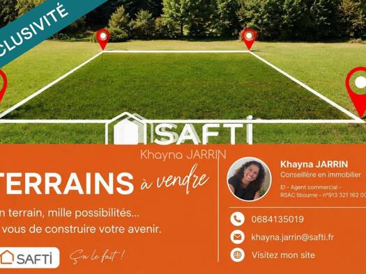 Terrain constructible à vendre 112 000 € 1 506 m² de terrain Saint-André-de-Cubzac 33240