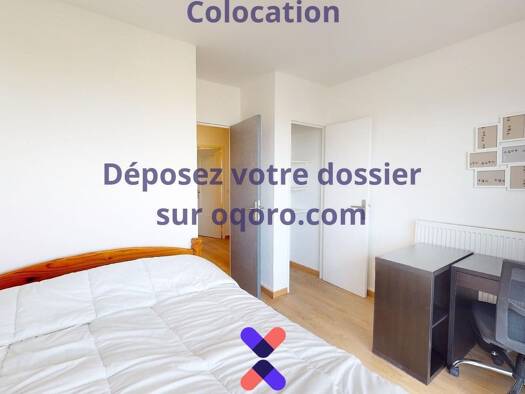 Colocation à louer 524 € 6 pièces 5 chambres 97 m² 14ème étage Les Minguettes-Charles Perrault Vénissieux 69200