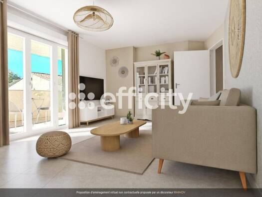 Appartement à vendre 159 000 € 2 pièces 1 chambre 50 m² Étage 1/3 La Martelle Montpellier 34070