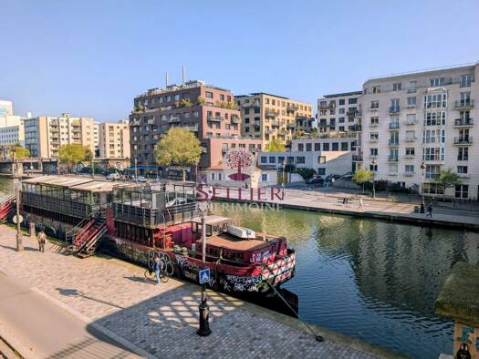 Espace bureau à vendre 3 000 000 € 467 m² de bureaux Bassin de la Villette Paris 19ème arrondissement 75019