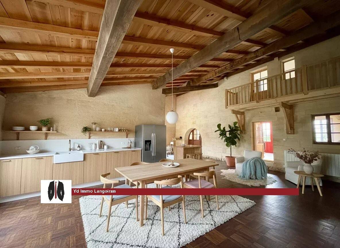 Maison à vendre, 250m², SAINT CAPRAIS DE BORDEAUX