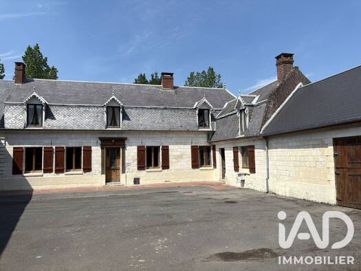 Maison de plain-pied à vendre 190 000 € 5 pièces 3 chambres 149 m² 11 166 m² de terrain Authie 80560