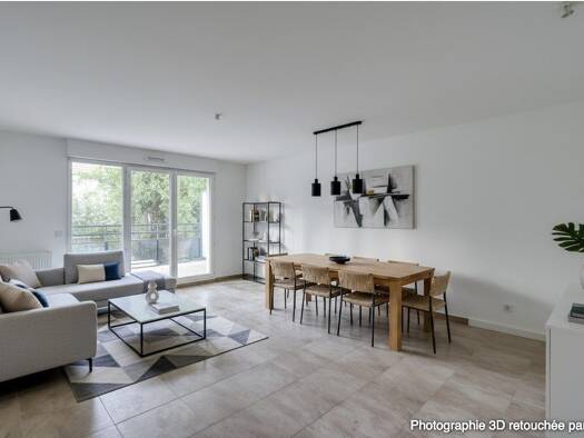 Appartement à vendre 293 000 € 3 pièces 2 chambres 62,41 m² Étage 1/1 Mairie Rouxel-Sud Est Pontault-Combault 77340