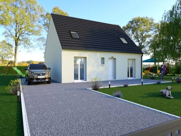 Terrain avec maison neuve à vendre 224 980 € 6 pièces 4 chambres 90 m² 456 m² de terrain Fouilloy 80800