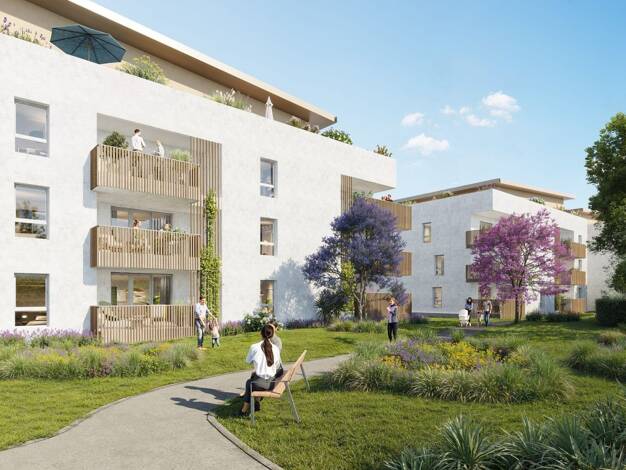 Appartement à vendre - neuf 249 990 € 4 pièces 3 chambres 90 m² dès le 31/12/2027 Courbessac Nîmes 30000