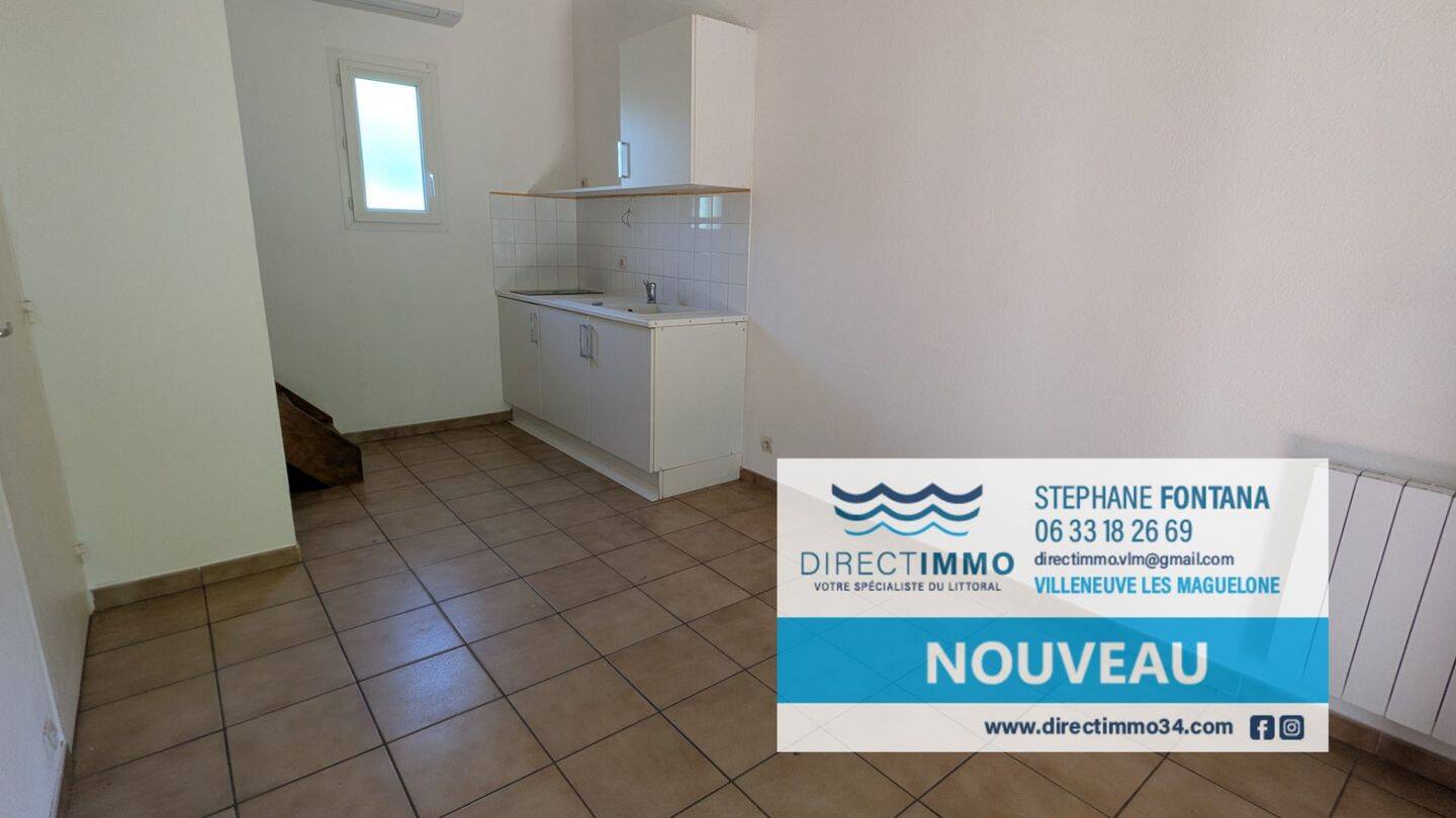 Maison à vendre, 35m², VILLENEUVE LES MAGUELONE
