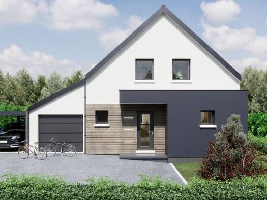 Terrain avec maison neuve à vendre 365 328 € 6 pièces 4 chambres 131,61 m² 444 m² de terrain Dauendorf 67350