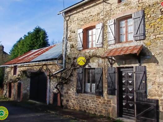 Maison à vendre 47 500 € 3 pièces 1 chambre 50 m² 1 949 m² de terrain Ceyroux 23210